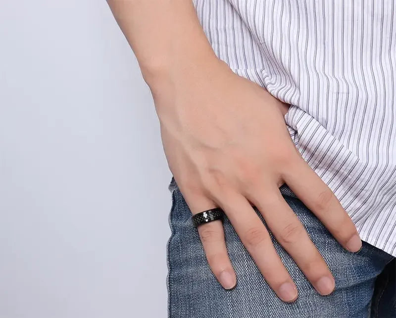 Tungsten Steel Ring Jewelry