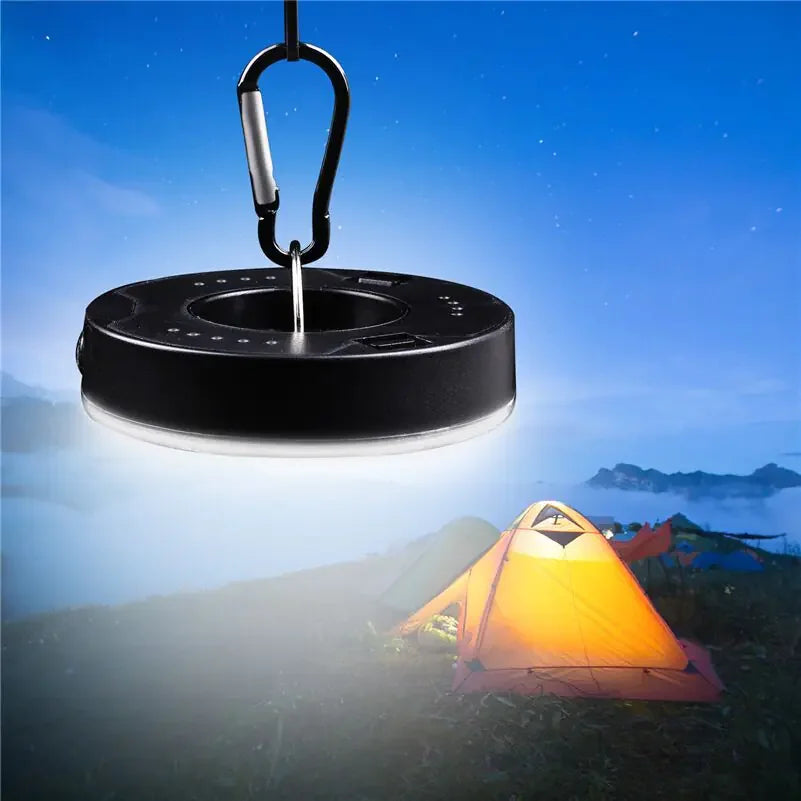 Mini Portable Camping Lantern with Hook and Carabiner