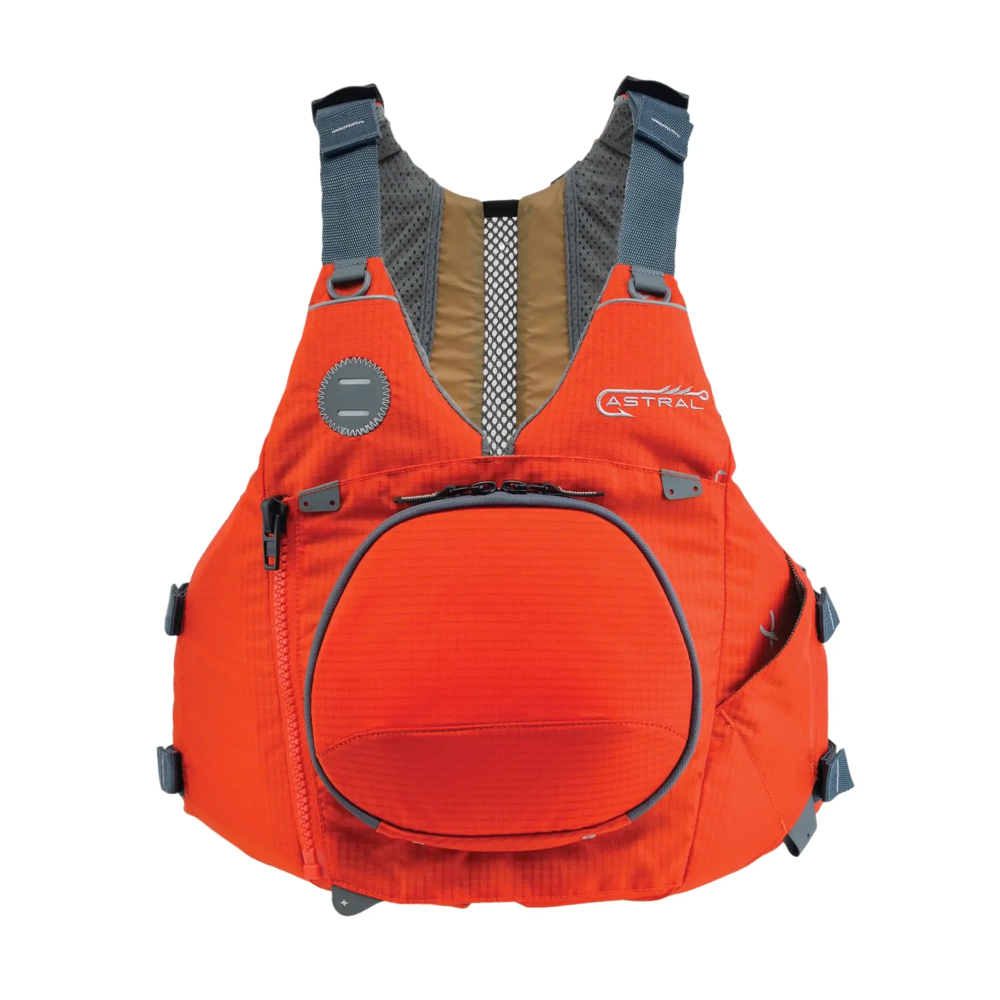 Astral Sturgeon Life Jacket PFD for Kayak Fishing Recreation and Touring Burnt Orange L/XL