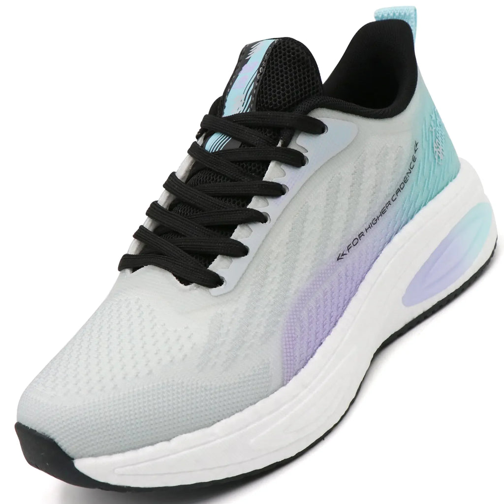 Beita Womens Running Shoes Gym Workout Shoes Walking Sneakers Anti Slip Breathable Light Gray 7.5