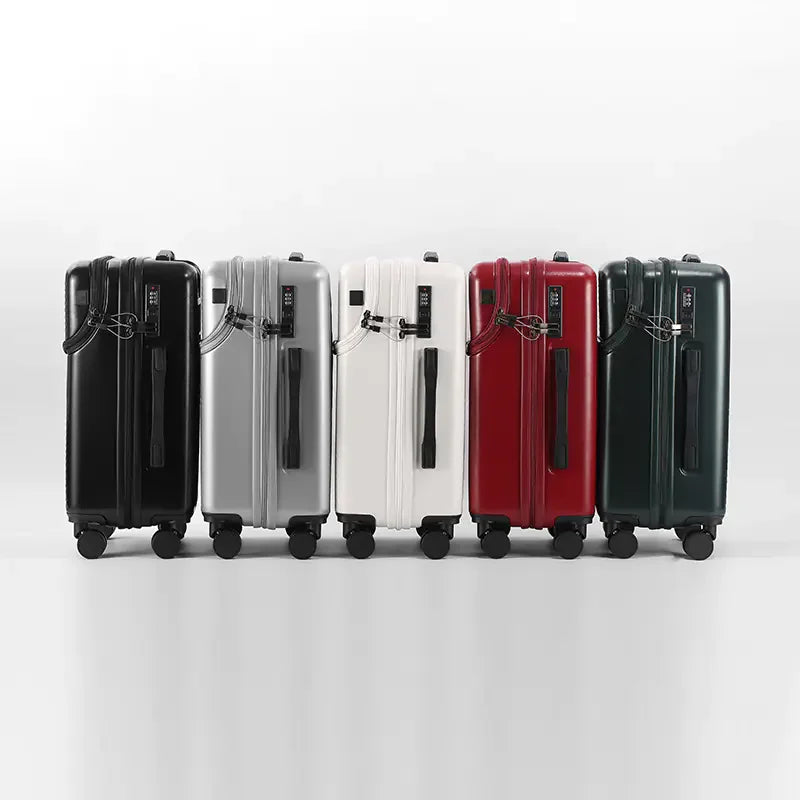 20-Inch Multifunctional Travel Suitcase with Cup Holder