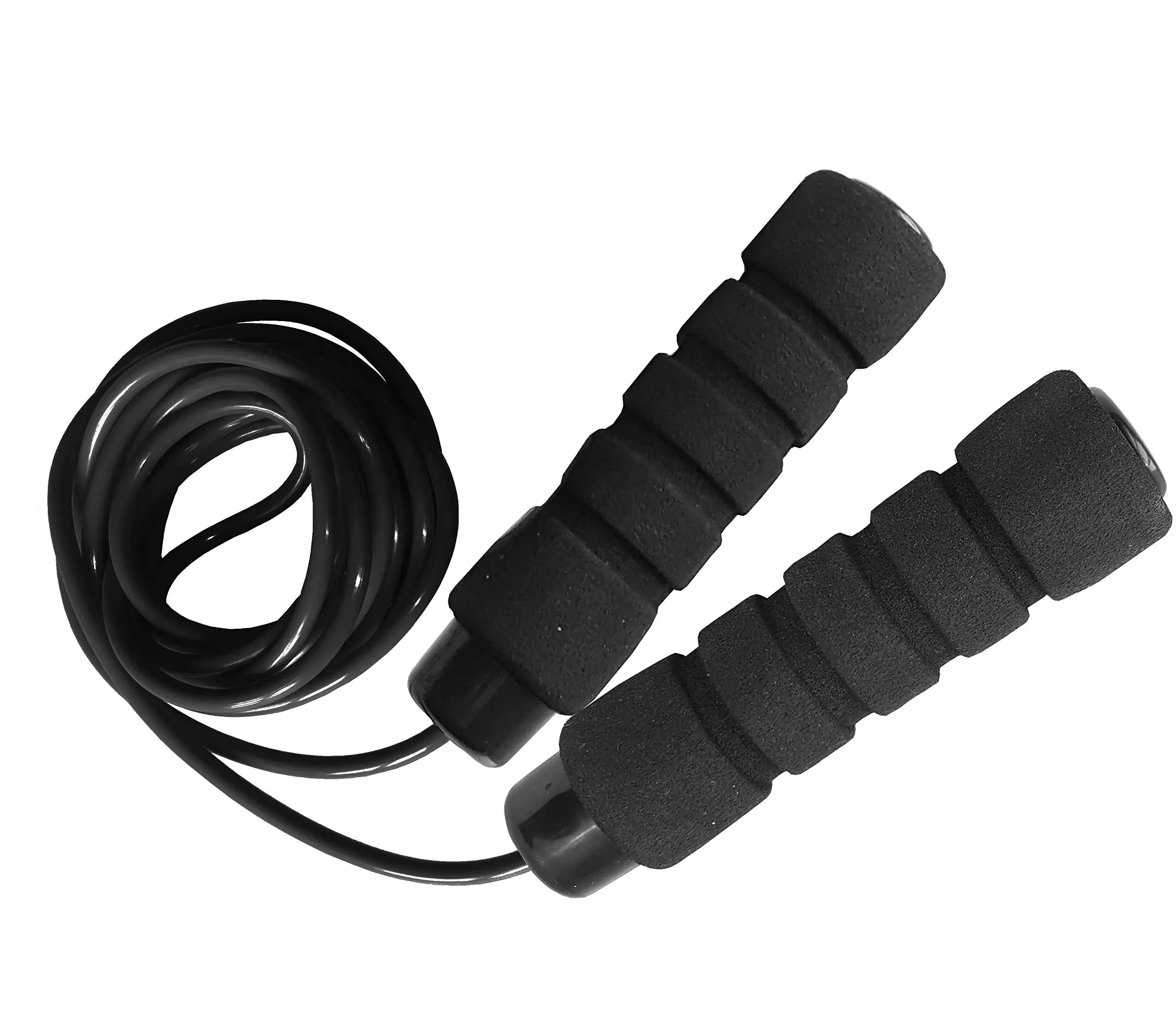 Limm Adjustable 10 ft Jump Ropes for Fitness - Skipping Rope for Exercise with Comfortable Foam Handles - No Tangle Long PVC Jump Rope for Muay Thai Boxers & Exercises