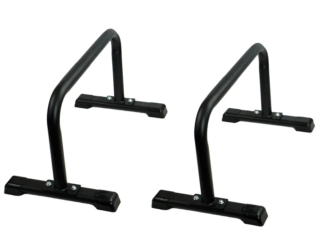 Iron Core Athletics Parallette Dip Push Up Stands - Heavy Duty Mini Gymnastics Bars for Home and Commercial Gym use (Set of 2)
