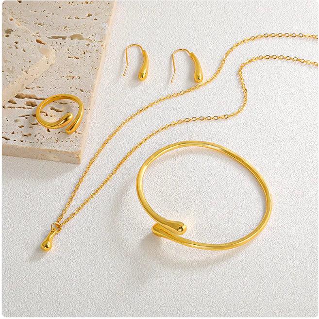 Water Drop Jewelry Set