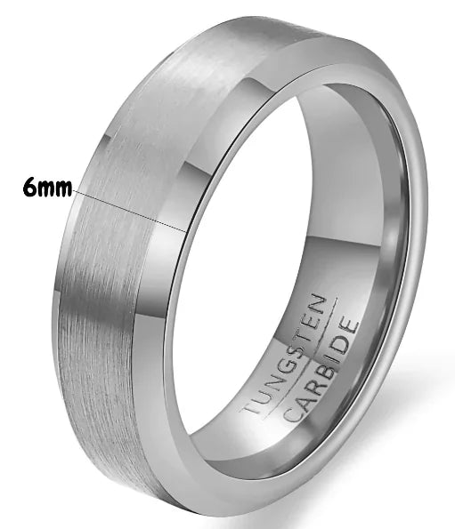 Tungsten Steel Ring Jewelry