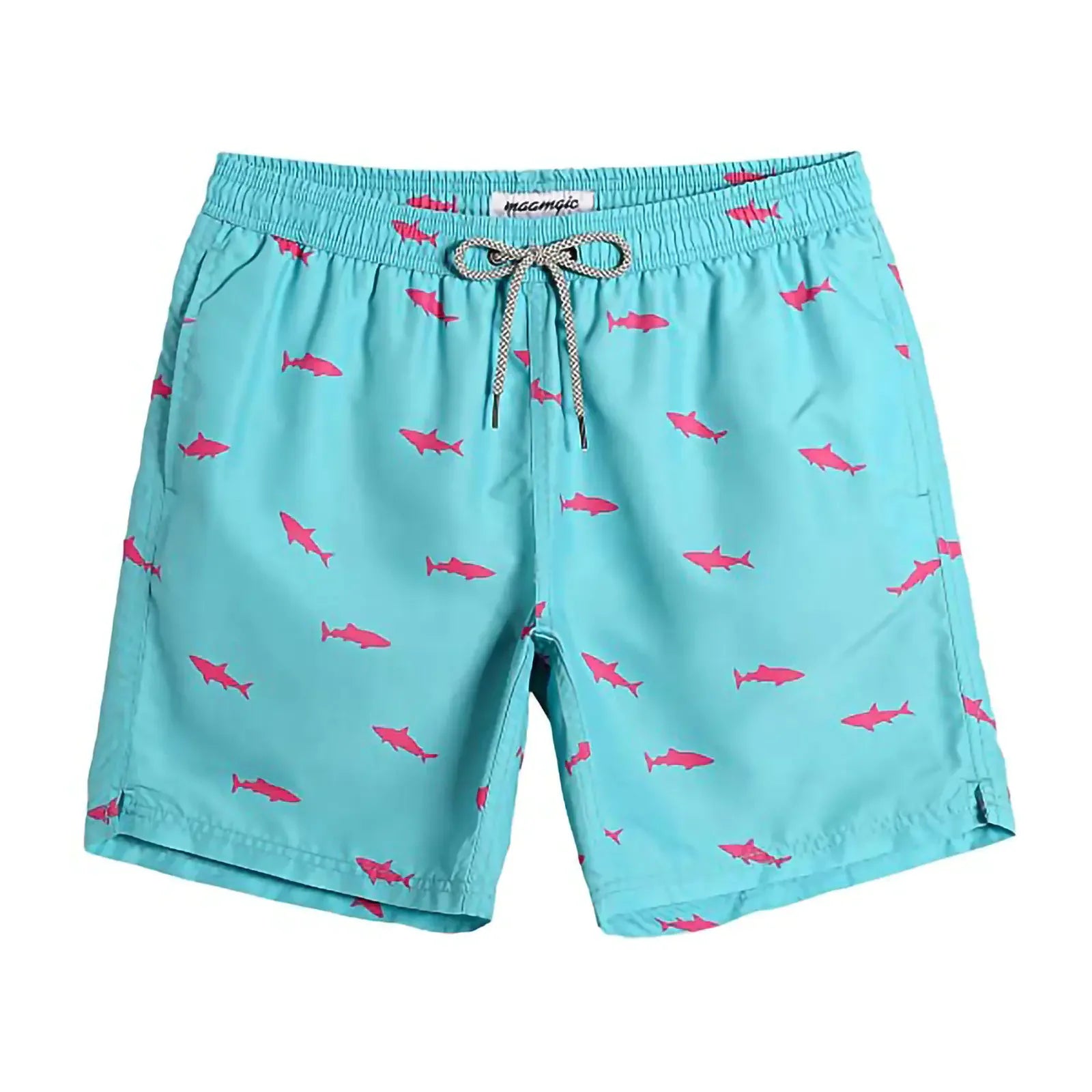 Men's Casual Printed Beach Shorts and Swimming Trunks