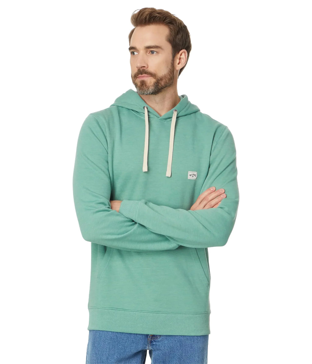 Billabong Mens All Day Pullover Hoodie Sweatshirt Dusty Teal