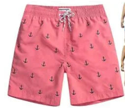 Men's Casual Printed Beach Shorts and Swimming Trunks