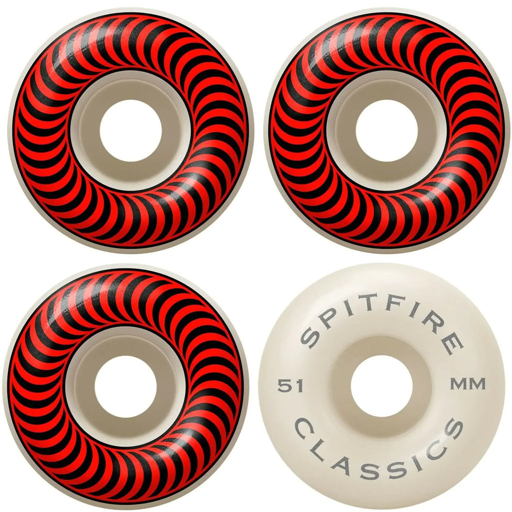 Spitfire Classics 51mm Skateboard Wheels (Set Of 4)
