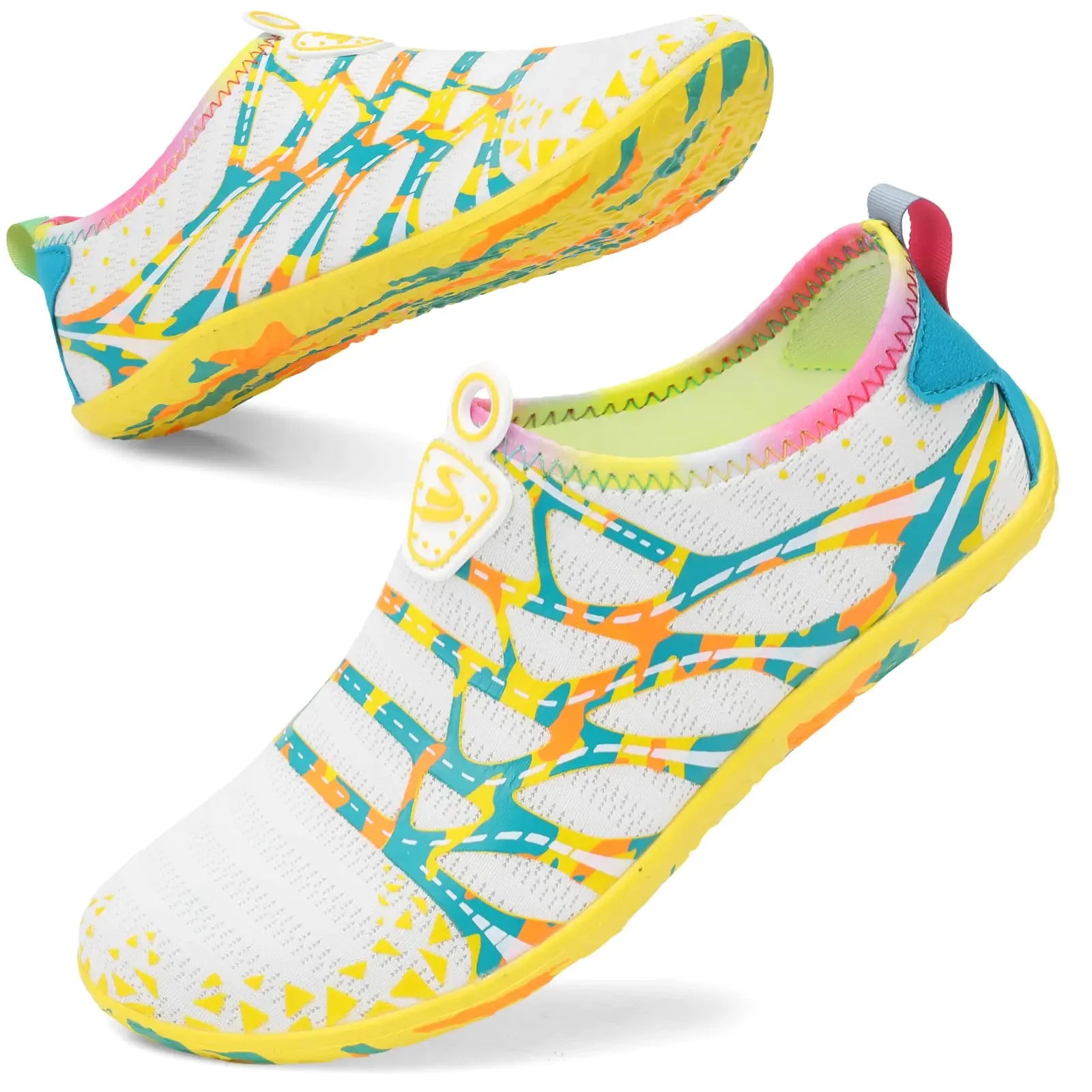 Spesoul Womens and Mens Water Shoes Breathable Quick Dry Swim Shoes Barefoot Aqua Socks Beach Shoes for Pool River Yoga Outdoor Water Sports 8-9 Women Women/6.5-7 Men